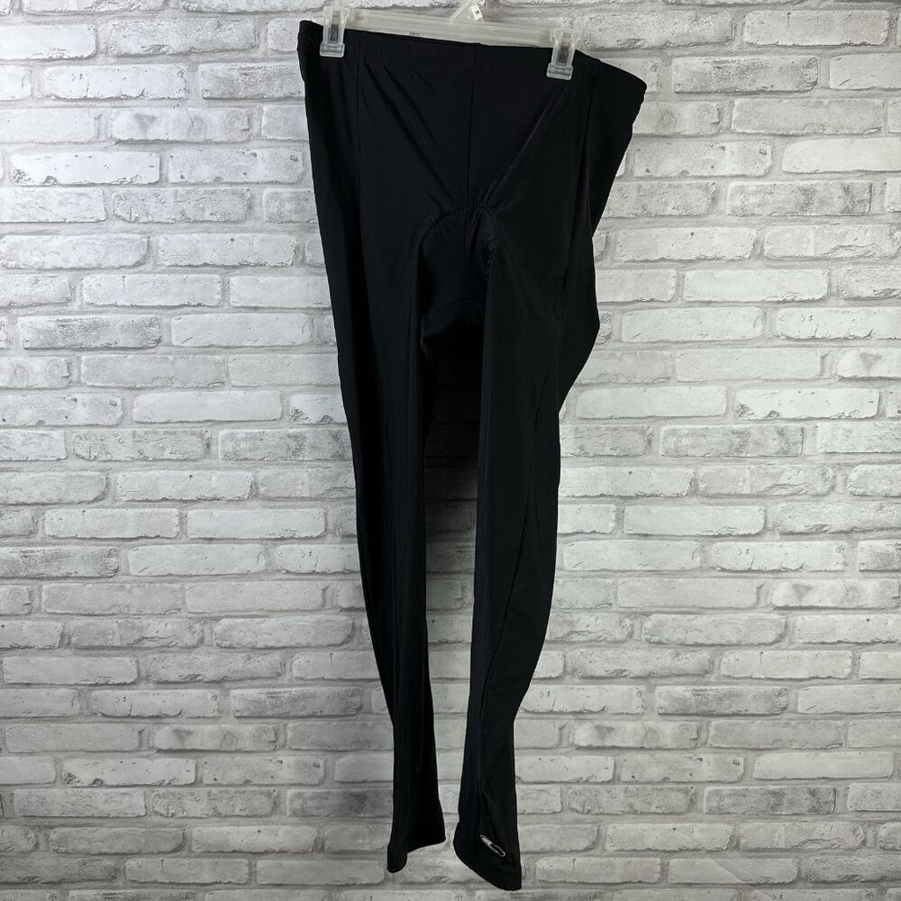 CANARI Padded Cycling Black Lycra Pants Tights Men's XXLarge New With Tags